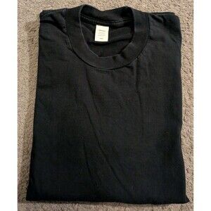 JJJJound Standard Issue Short Sleeve Black T-shirt Made in Canada Men's Large